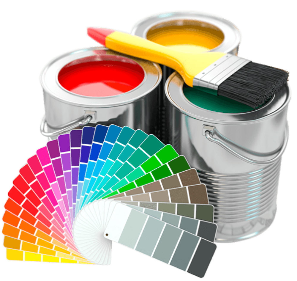 Outils de peinture et nuancier